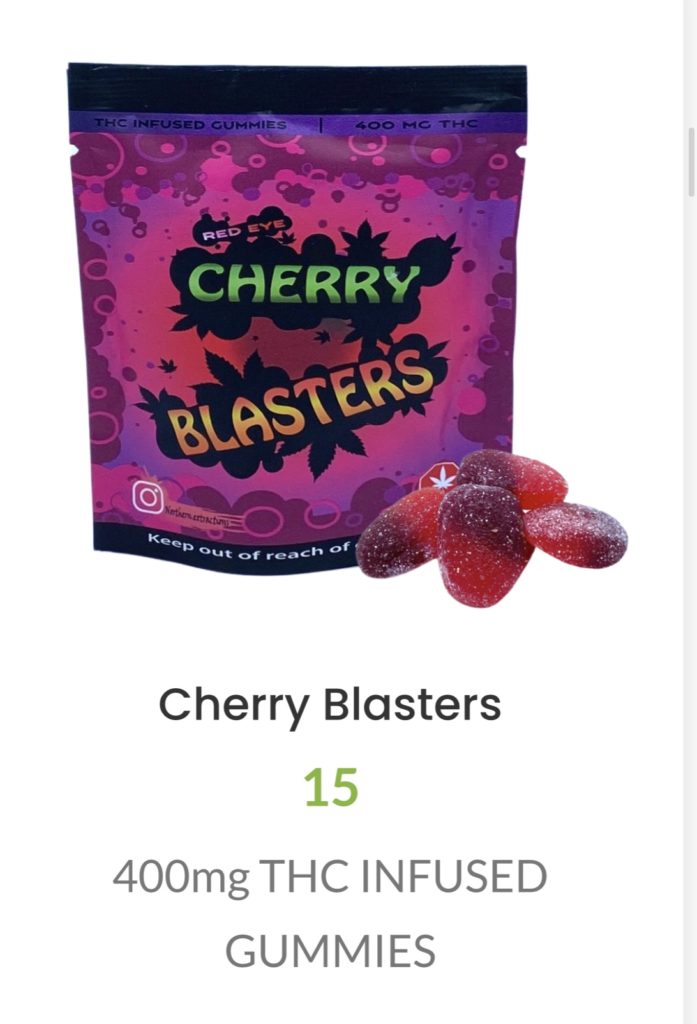 *New* Cherry Blaster Gummies 400mg $15 each or 4 for $55